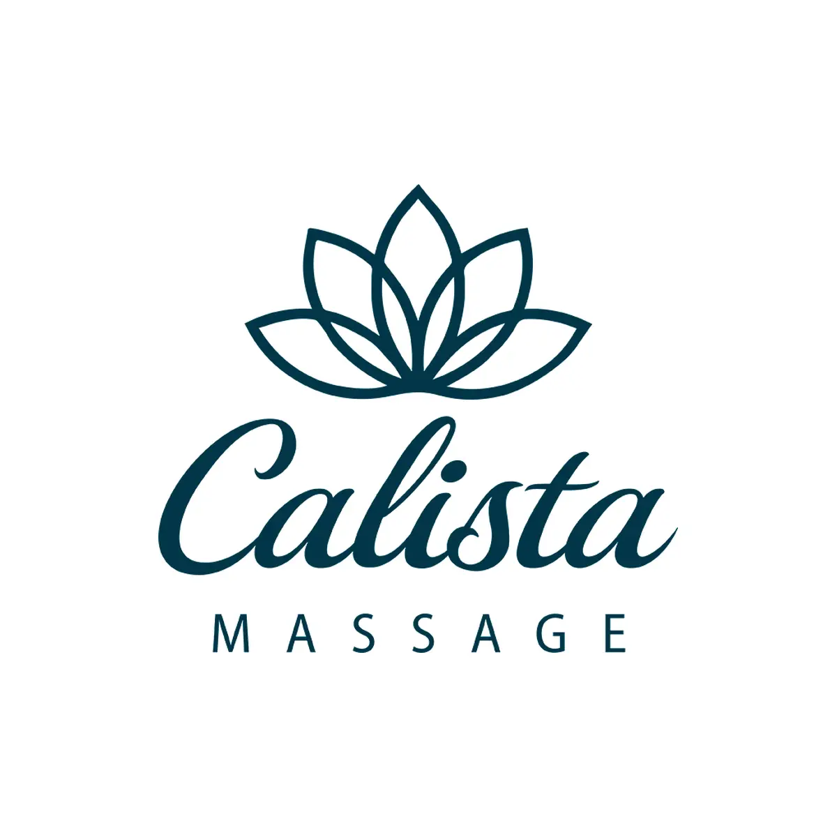 Identité visuelle Calista Massage - douceur, harmonie, Nancy