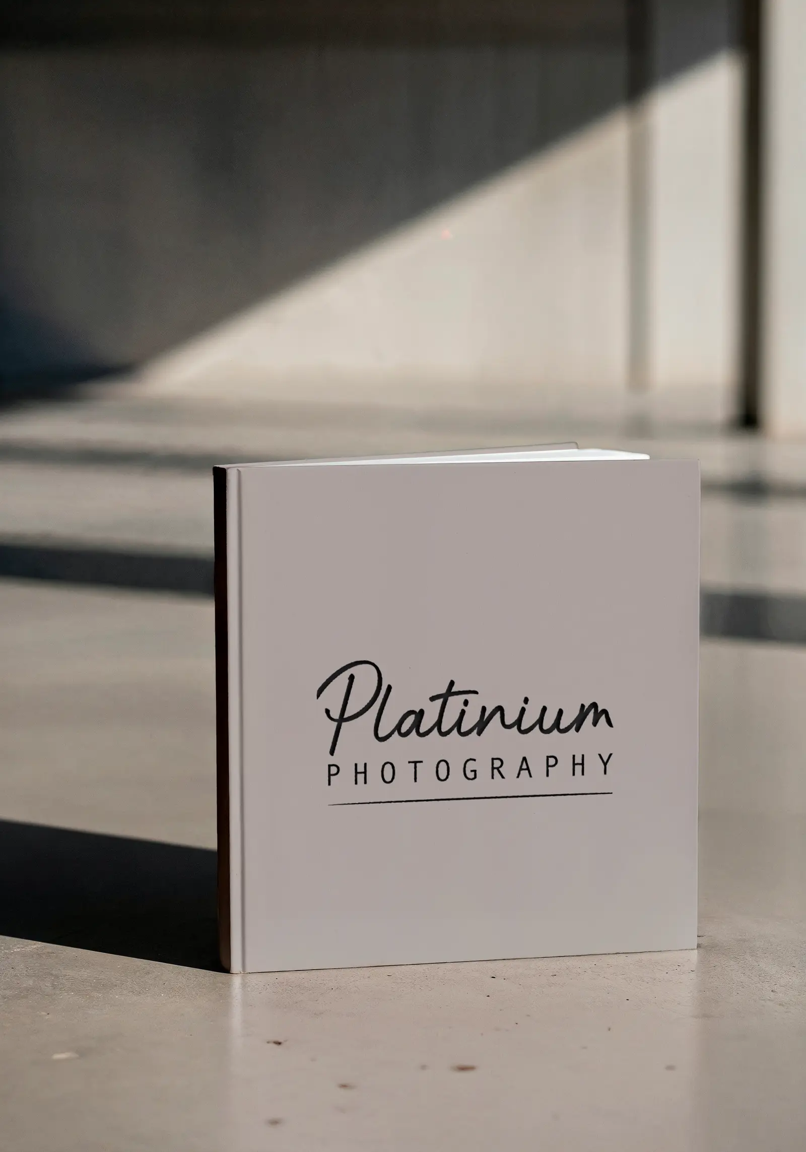 Album photo Platinium Photography - objet de marque studio mariage, graphiste Nancy