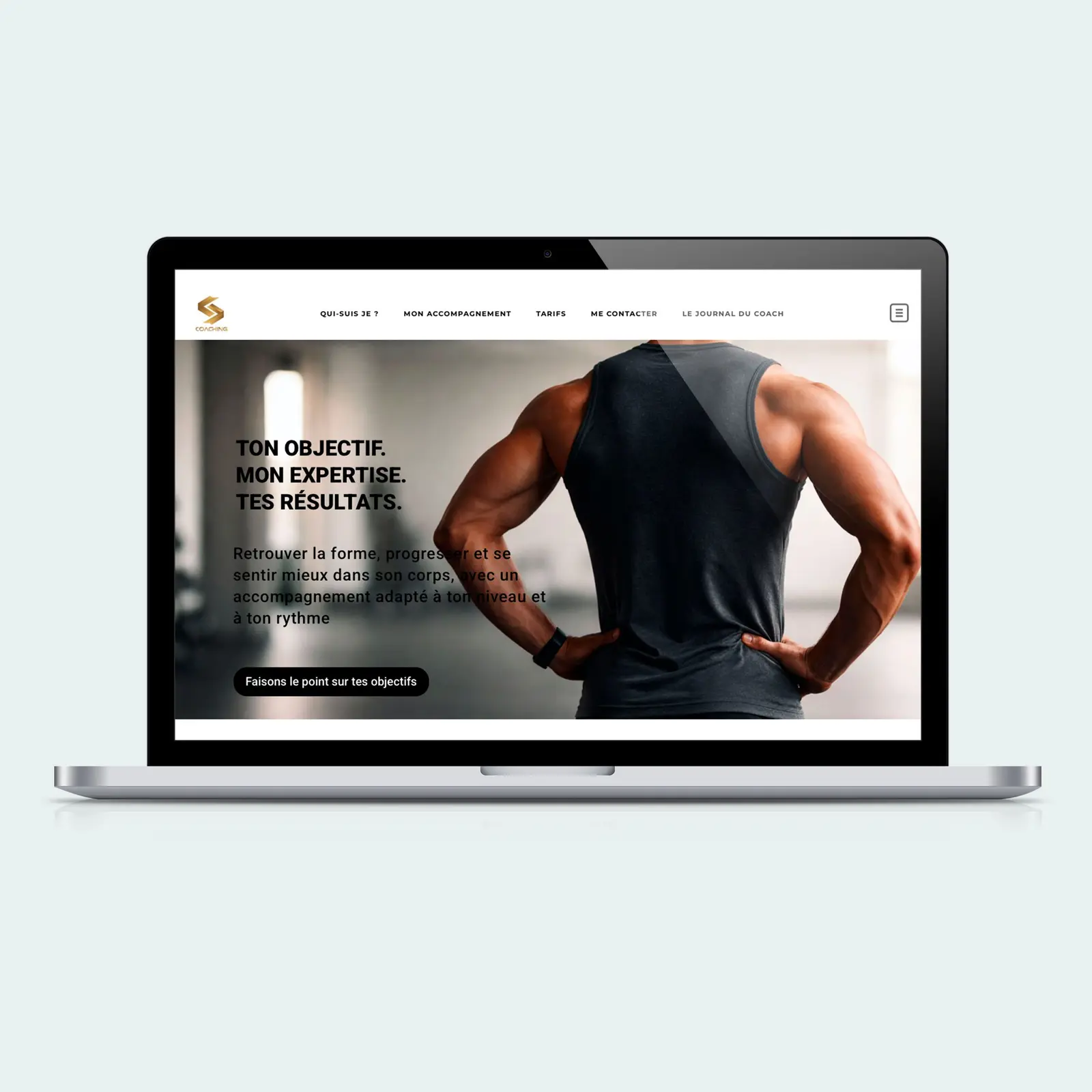 Site web S Coaching Training - webdesign coach sportif, interface moderne